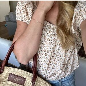 Doen Joyce Floral Puff Sleeve Top